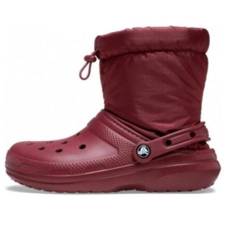 Cizme Crocs Classic Lined Neo Puff „Roșu” 206630-612