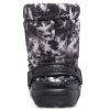 Cizme Crocs Classic Lined Neo Puff Tie Dye „Black White” 207328-001