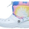 Cizme Crocs Classic Lined Neo Puff „Tie Dye Mineral Blue” 207328-002
