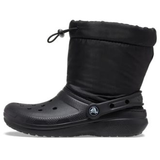 Cizme Crocs (GS) Classic Lined Neo Puff „Core Black” 207940-001