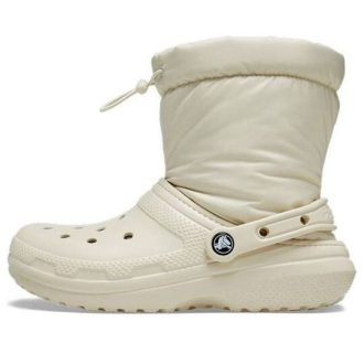 Cizme Crocs (WMNS) Classic Lined Neo Puff „bej” 206630-2Y2