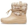 Cizme Crocs (WMNS) Classic Neo Puff Luxe „Beige White” 207312-2E9