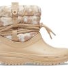 Cizme Crocs (WMNS) Classic Neo Puff Luxe „Beige White” 207312-2E9