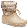 Cizme Crocs (WMNS) Classic Neo Puff Luxe „Beige White” 207312-2E9