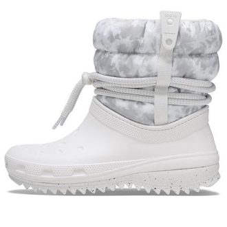 Cizme Crocs (WMNS) Classic Neo Puff Luxe „White Grey” 207312-1CR