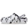 Crocs Baya Lined Clog Fleece căptușit papuci unisex alb gri „White Grey” 205975-10M