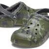 Crocs Baya Lined Clog Printing Fleece căptușit papuci de camuflaj unisex 205975-97G Crocs Baya Lined Clog Printing Fleece căptușit papuci de camuflaj unisex 205975-97G