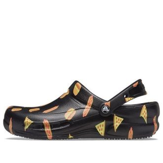 Crocs Bistro Graphic Clog Sandale negre, elegante, casual 204044-0FN