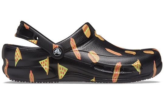 Crocs Bistro Graphic Clog Sandale negre, elegante, casual 204044-0FN Crocs Bistro Graphic Clog Sandale negre, elegante, casual 204044-0FN