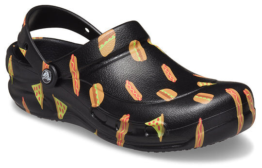 Crocs Bistro Graphic Clog Sandale negre, elegante, casual 204044-0FN Crocs Bistro Graphic Clog Sandale negre, elegante, casual 204044-0FN
