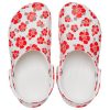 Crocs Classic Beach Sandals Unisex Red White 207849-1AZ Crocs Classic Beach Sandals Unisex Red White 207849-1AZ