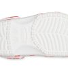 Crocs Classic Beach Sandals Unisex Red White 207849-1AZ Crocs Classic Beach Sandals Unisex Red White 207849-1AZ