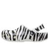 Crocs Classic Clog Animal Printing Sandale de plajă Negru Alb 206676-1DE