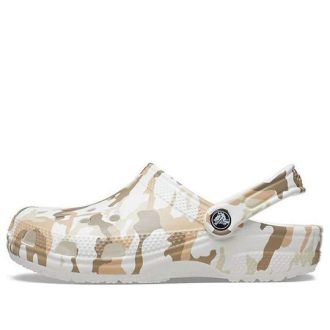 Crocs Classic Clog Camouflage Printing Sandale de plajă Camuflaj alb Unisex 206454-94S Crocs Classic Clog Camouflage Printing Sandale de plajă Camuflaj alb Unisex 206454-94S