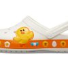 Crocs Classic Clog Line Friends Beach, alb, galben, sandale unisex „alb galben” 205791-100