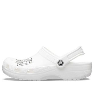 Crocs Classic Clog Logo „Alb” 206450-103 Crocs Classic Clog Logo „Alb” 206450-103