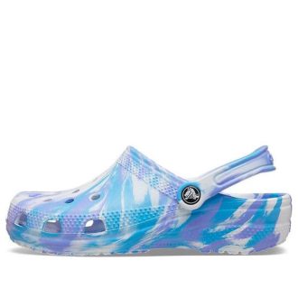 Crocs Classic Clog Marble Beach Sports Sandale unisex, alb, albastru „Alb albastru” 206867-1FK Crocs Classic Clog Marble Beach Sports Sandale unisex, alb, albastru „Alb albastru” 206867-1FK