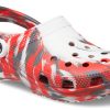 Crocs Classic Clog Marble Beach Sports Sandale unisex roșii albe „Red White” 206867-884 Crocs Classic Clog Marble Beach Sports Sandale unisex roșii albe „Red White” 206867-884