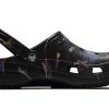Crocs Classic Clog Pantofi de plajă casual respirabili Negru Unisex 206868-001