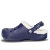 Crocs Classic Clog Papuci unisex Crocs Stay Warm rezistenti la uzura bleumarin 16244-49U