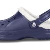 Crocs Classic Clog Papuci unisex Crocs Stay Warm rezistenti la uzura bleumarin 16244-49U