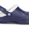 Crocs Classic Clog Papuci unisex Crocs Stay Warm rezistenti la uzura bleumarin 16244-49U