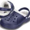 Crocs Classic Clog Papuci unisex Crocs Stay Warm rezistenti la uzura bleumarin 16244-49U