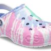 Crocs Classic Clog Papuci unisex multicolor cu imprimare Tie Dye Crocs 207329-6SO