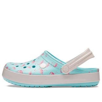 Crocs Classic Clog Pattern Sandale Crocs Beach albastru gheață 205579-4IU