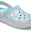 Crocs Classic Clog Pattern Sandale Crocs Beach albastru gheață 205579-4IU Crocs Classic Clog Pattern Sandale Crocs Beach albastru gheață 205579-4IU