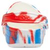 Crocs Classic Pattern Rezistent la uzură Anti-alunecare Sport Unisex Alb Albastru Roșu Sandale „Alb Albastru Roșu” 205453-928