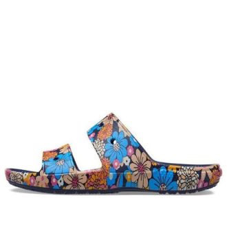 Crocs Classic Sandale Crocs Retro Florale „Blue Multi” 208975-4HQ