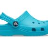 Crocs Classic Small Crocs Outdoor Beach Sports Sandale albastre pentru băieți mari 204536-4SL Crocs Classic Small Crocs Outdoor Beach Sports Sandale albastre pentru băieți mari 204536-4SL