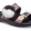 Crocs Classic Soft Sole Cozy Flat Toc Sport Papuci Unisex Negru 207403-001