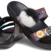 Crocs Classic Soft Sole Cozy Flat Toc Sport Papuci Unisex Negru 207403-001