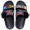 Crocs Classic Soft Sole Cozy Flat Toc Sport Papuci Unisex Negru 207403-001