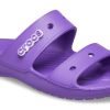 Crocs Classic Soft Sole Cozy Flat Toc Sport Papuci Unisex Violet 206761-518