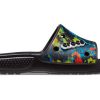 Crocs Classic Tie-Dye Graphic Slide „Negru” 206520-988