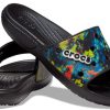 Crocs Classic Tie-Dye Graphic Slide „Negru” 206520-988