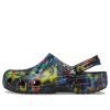 Crocs Classic Tie Dye Pattern Sandale Crocs Beach Unisex Denim Blue 205453-4SW