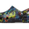 Crocs Classic Tie Dye Pattern Sandale Crocs Beach Unisex Denim Blue 205453-4SW