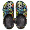 Crocs Classic Tie Dye Pattern Sandale Crocs Beach Unisex Denim Blue 205453-4SW