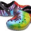 Crocs Classic Tie Dye Stay Warm Cosy Crocs Pantofi sport Unisex Purple Red 206341-988