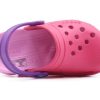 Crocs Copii Saboți Crocs Classic Sandale sport „Roșu Roz Violet” 204991-66I Crocs Copii Saboți Crocs Classic Sandale sport „Roșu Roz Violet” 204991-66I