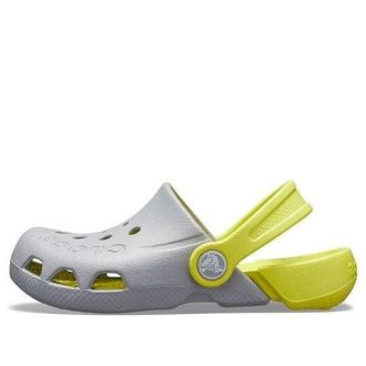 Crocs Copii Sabot Crocs Classic Sandale sport „Grey Green” 10400-06T