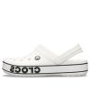 Crocs Crocband Bold Logo Clog Sandale albe 206021-103