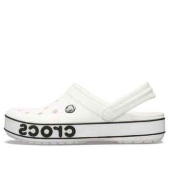 Crocs Crocband Bold Logo Clog Sandale albe 206021-103