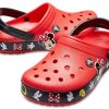 Crocs Crocband Cartoon Mickey Mouse Sandale unisex rezistente la uzură, roșu, negru „Roșu negru” 204936-90H