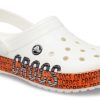 Crocs Crocband Logo Motion Clog Sandale unisex alb portocaliu „White Orange” 206381-127 Crocs Crocband Logo Motion Clog Sandale unisex alb portocaliu „White Orange” 206381-127