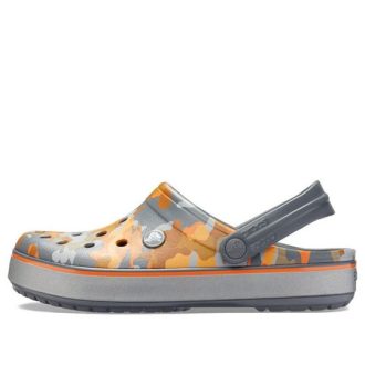 Crocs Crocband Printed Sandals Black Orange Camuflage „Black Orange” 205834-02Q